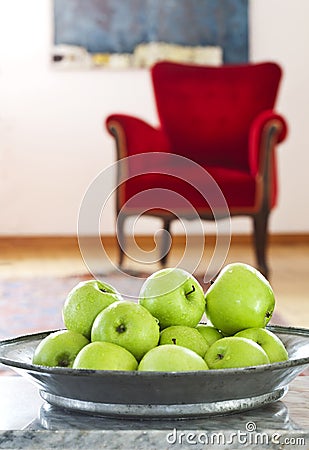 Green Apples Stock Photo