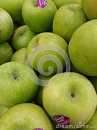 Green Apples Editorial Stock Photo