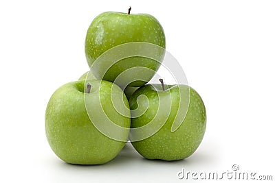 Green apples Stock Photo