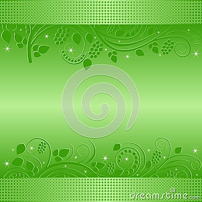 Green background Vector Illustration