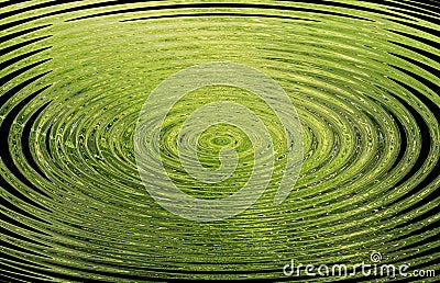 Green background with circles Stock Photo