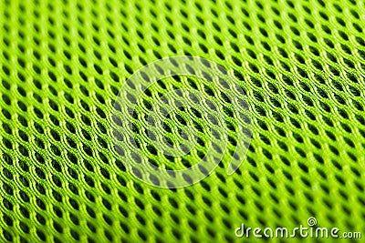 Green background. Mesh fabric texture. Macro Stock Photo