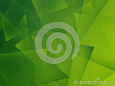 Green background with triangle layers in abstract geometric pattern Stock Photo