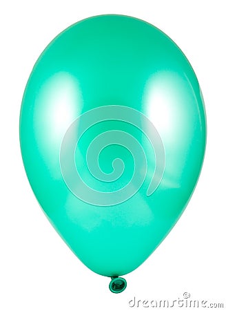 Green balloon Stock Photo