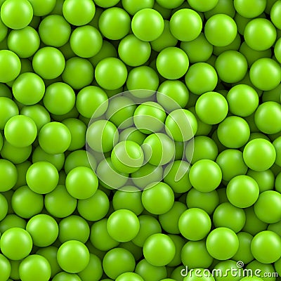 Green balls background Vector Illustration
