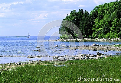 Green Bay Scenic 45045 Stock Photo