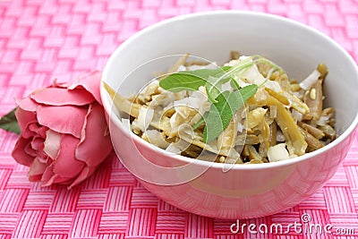 Green bean salad Stock Photo