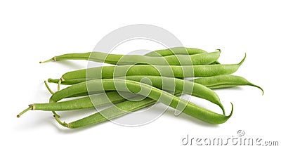 Green beans group Stock Photo