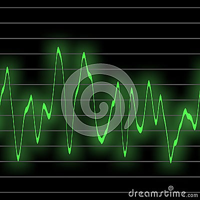 Green beats Stock Photo