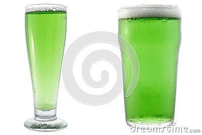 Green Beer Stock Photo