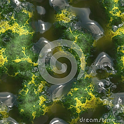 Green Biological Design Stock Photo