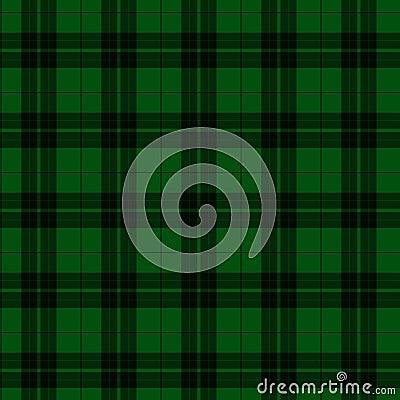 Green And Black Plaid Fabric Background Royalty Free Stock Photos