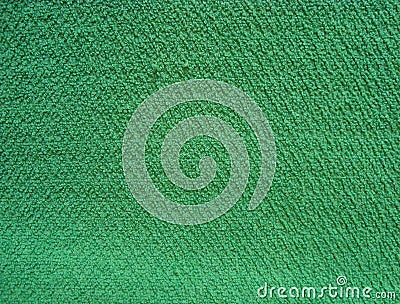 Green blanket texture closeup Stock Photo