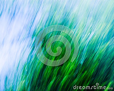 Green / Blue Blend Abstract #5 Stock Photo