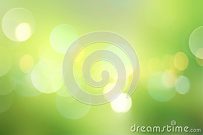 Green blurred spring background. Stock Photo