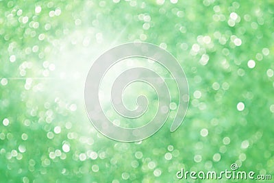 Green bokeh background with sun light, beautiful light backgrounds sunshine lighting green nature forest bokeh effect nature Stock Photo