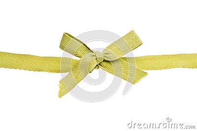 Green Bow Stock Photo