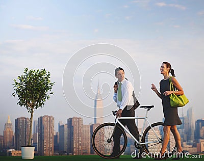 Green Business People Ecology Environmental Conservation Concept Stock Photo