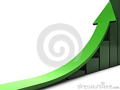 Green business trend Stock Photo