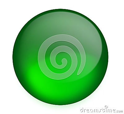 Green button Stock Photo