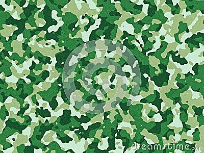 Green camouflage pattern Stock Photo