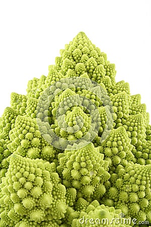 Green cauliflower Stock Photo