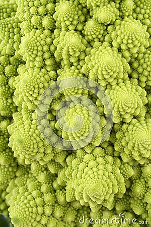 Green cauliflower Stock Photo