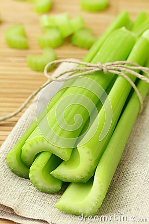 Green celery Stock Photo