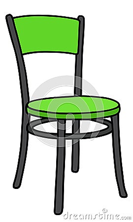 Green chair Vector Illustration