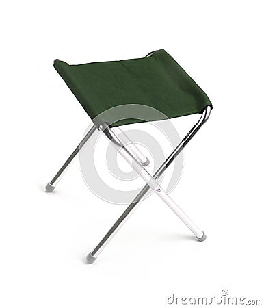 Green chair Stock Photo