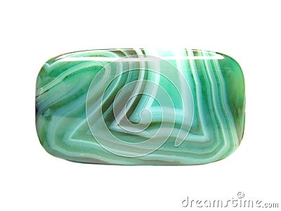 Green chalcedony mineral Stock Photo