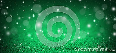 Green Christmas background Stock Photo