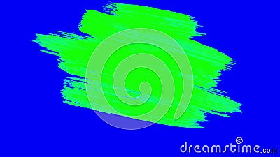 Green Stain on Blue Background Stock Video - Video of animation, canvas:  152854423