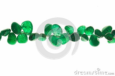 Green chrysoprase Stock Photo