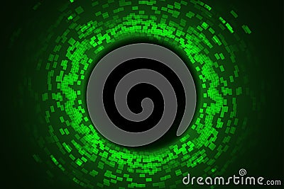 Green circle lightsbackground 08 Vector Illustration