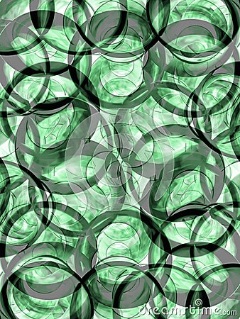 Green circles Stock Photo