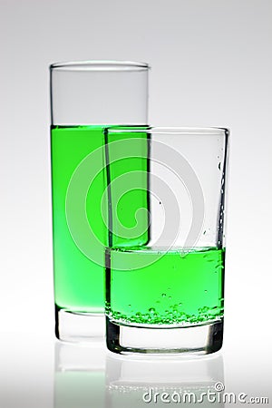 Green Cocktail Stock Photo