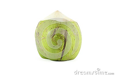 Green coconut Stock Photo