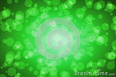 Green Color Blur Bokeh for Background. Stock Photo