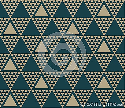 Green color vintage retro Ukraine style motif. Vector Illustration