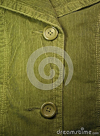 Green corduroy 3 Stock Photo