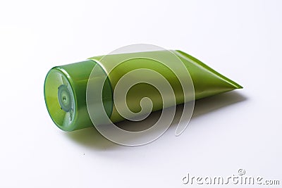 Green cosmetic Stock Photo