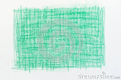 Green crayon drawings background texture Stock Photo