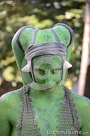 Green creature star wars Editorial Stock Photo