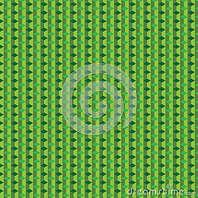 Green Cube Pattern Stock Photo