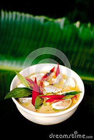 Green curry Stock Photo