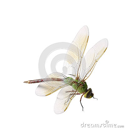 Green Dragonfly Stock Photo