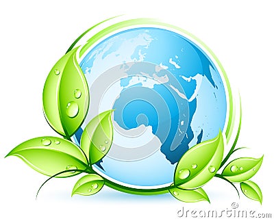 Green earth concept Vector Illustration