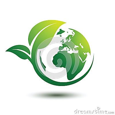 Green earth Vector Illustration