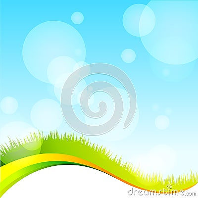 Green eco template Vector Illustration